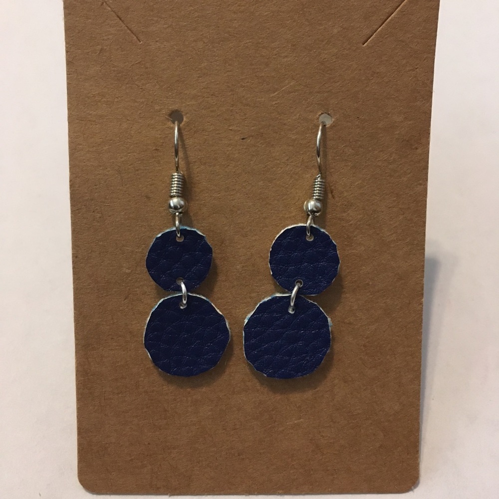 Handmade Leather Earrings!!